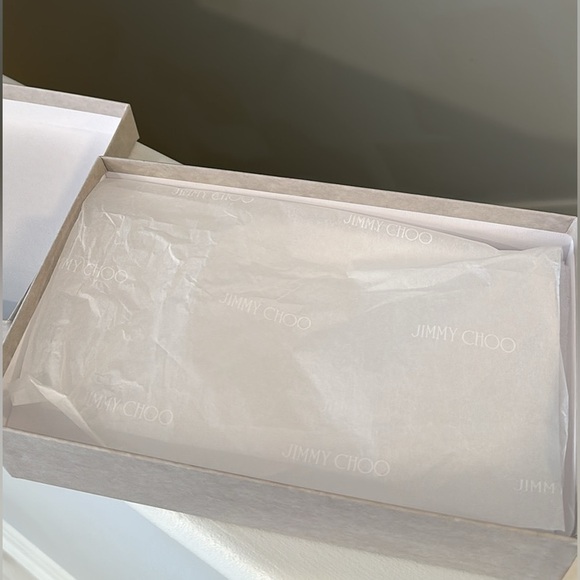 Jimmy Choo Milla Champagne Glitter Clutch - Picture 2 of 8